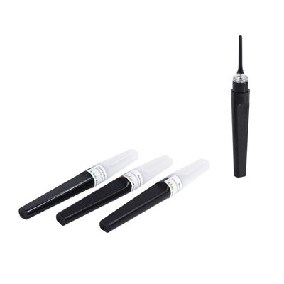 เข็มเจาะเลือดเพื่อความปลอดภัยย้อนหลังแบบใช้แล้วทิ้ง CE อนุมัติ 21g 22g 23g