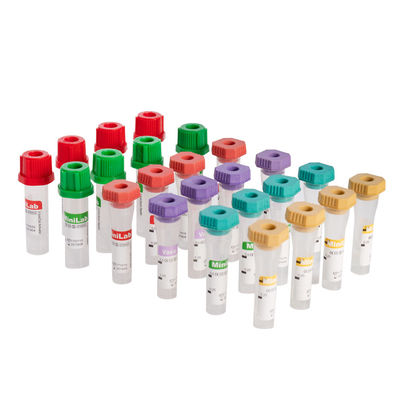 หลอดเก็บเลือดไมโครพลาสติก Edta หลอดทดลอง 10ml