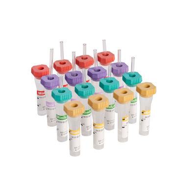 หลอดเก็บเลือดไมโครพลาสติก Edta หลอดทดลอง 10ml