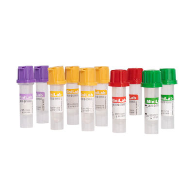 หลอดเก็บเลือดไมโครพลาสติก Edta หลอดทดลอง 10ml