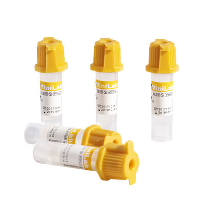 K2EDTA Medical Micro Blood Collection หลอด 8x45mm 0.25 0.5ml