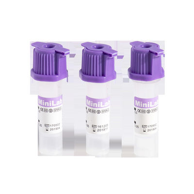 K2EDTA Medical Micro Blood Collection หลอด 8x45mm 0.25 0.5ml
