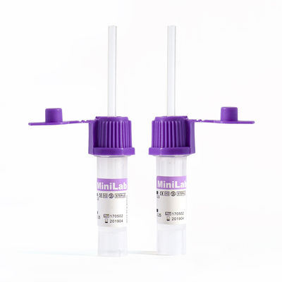 K2EDTA Medical Micro Blood Collection หลอด 8x45mm 0.25 0.5ml