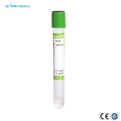 หลอดเก็บเลือดสุญญากาศเจลและลิเธียมเฮปาริน CE อนุมัติ