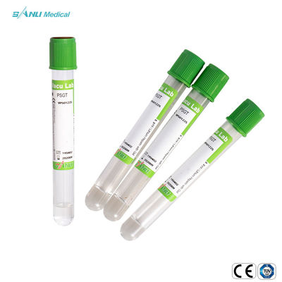 หลอดเก็บเลือดสุญญากาศเจลและลิเธียมเฮปาริน CE อนุมัติ