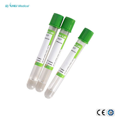 หลอดเก็บเลือดสุญญากาศเจลและลิเธียมเฮปาริน CE อนุมัติ
