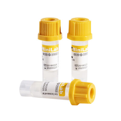 CE หลอดเก็บเลือดฝอย 0.2ml 0.25ml 0.5ml