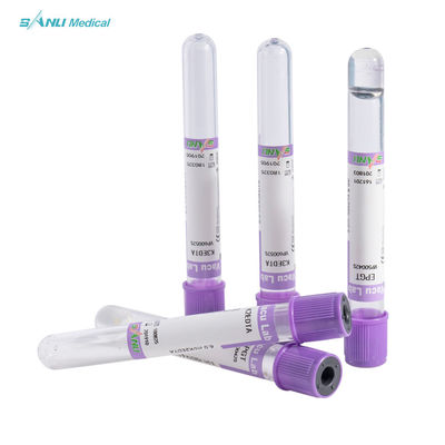 การเก็บเลือดแบบใช้แล้วทิ้ง EDTA K3 Tube 3-5ml CE Approved
