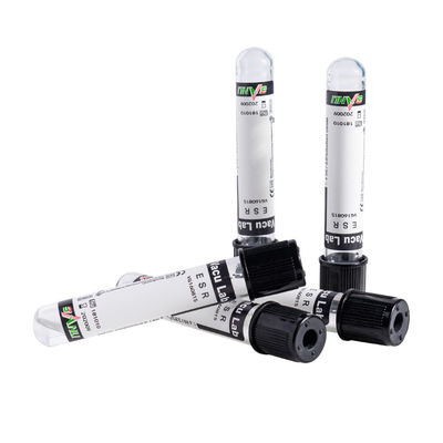 หลอดเก็บเลือดสุญญากาศแบบใช้แล้วทิ้ง ESR ผ่านการรับรอง CE ISO