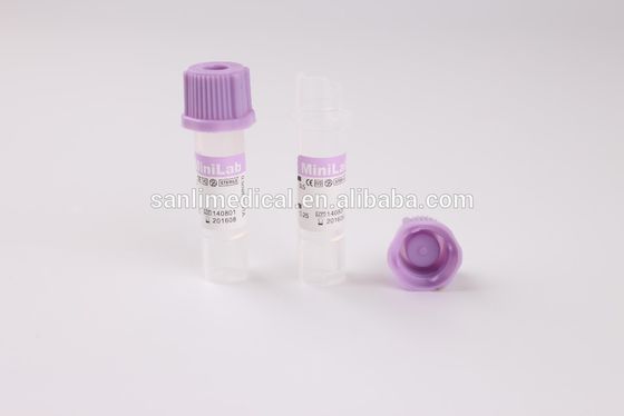 SANLI หลอดเก็บเลือดฝอยแบบใช้ครั้งเดียว 0.2ml 0.25ml 0.5ml