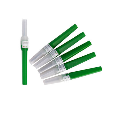 11/4&quot; เข็มเจาะเลือด รีเฟล็กแบ็ค สุญญากาศ สีเขียว 21G 0.8x31mm