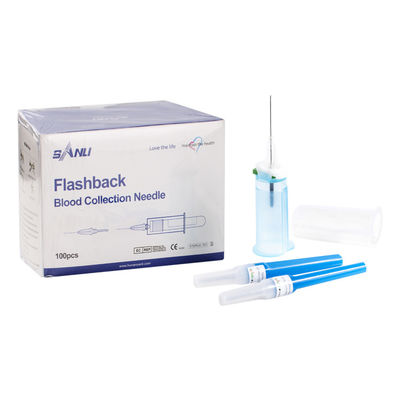 เข็มเจาะเลือดรุ่น Flashback 23G 3/4'' 0.6x19mm สีฟ้า