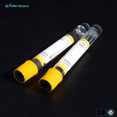 PET Clot Activator แบบใช้แล้วทิ้งด้วยเจล 13x100mm