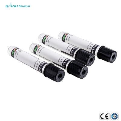 หลอดเก็บเลือดสูญญากาศ 13x75 มม. ESR พร้อมโซเดียมซิเตรต 0.129mol / L 0.129mol / L