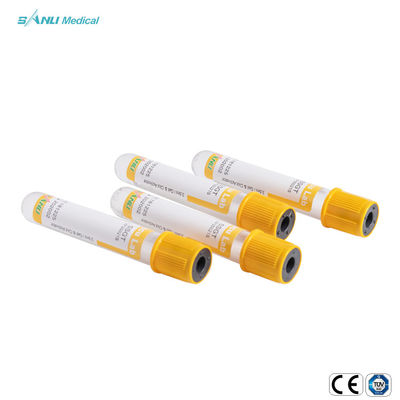 หลอดเก็บเลือดพลาสติกขนาด 13x75 มม. หลอดเจลแบบใช้แล้วทิ้งพร้อม Clot Activator