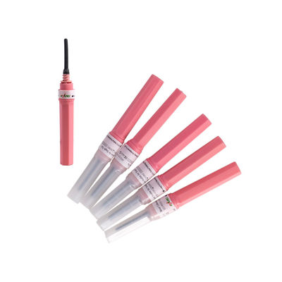 เข็มเจาะเลือดสีชมพู 18G 11/2 '' 1.2x38mm Non Pyrogenic
