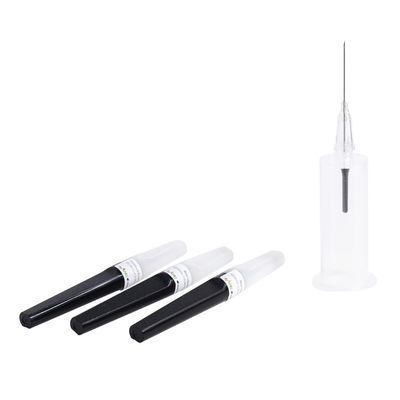 เข็มรำลึกความหลังหลายอันสีดำ 22G แบบใช้แล้วทิ้งสำหรับการเจาะเลือด