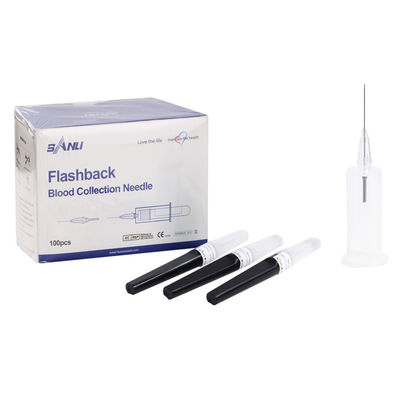 เข็มรำลึกความหลังหลายอันสีดำ 22G แบบใช้แล้วทิ้งสำหรับการเจาะเลือด