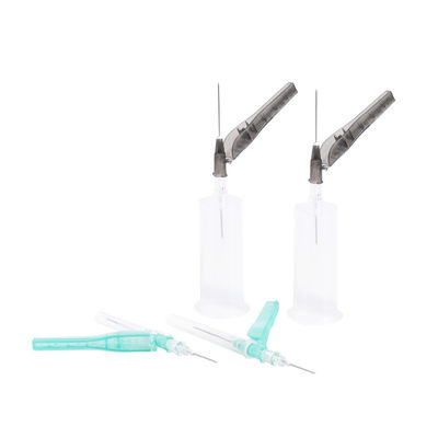 22G 3/4 '' หน้าต่างเข็มเจาะเลือดเพื่อความปลอดภัยสำหรับ Venous