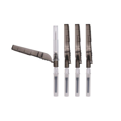 22G 3/4 '' หน้าต่างเข็มเจาะเลือดเพื่อความปลอดภัยสำหรับ Venous