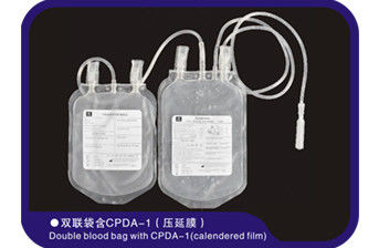 ถุงเก็บเลือดคู่แบบใช้แล้วทิ้ง 150ml-500ml การจำแนกประเภท IIb