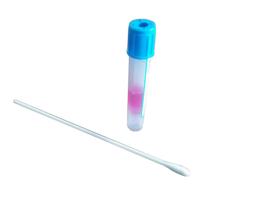 VTM สื่อการขนส่งไวรัสในช่องปาก, ชุดหลอดเก็บตัวอย่างคอแบบใช้แล้วทิ้ง 1-6ml
