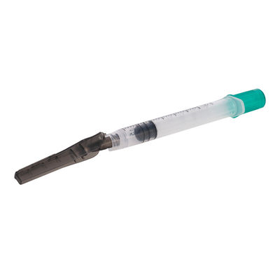 ความปลอดภัยปลอดเชื้อ Medical Arterial Blood Collection Syringe Disposable 3ml 22G
