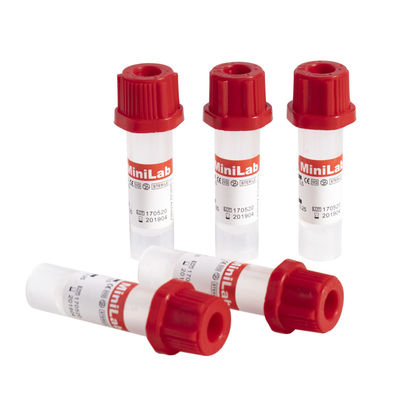 CE อนุมัติหลอดเก็บเลือดขนาดเล็กธรรมดาไม่มีสารเติมแต่ง 0.5ml